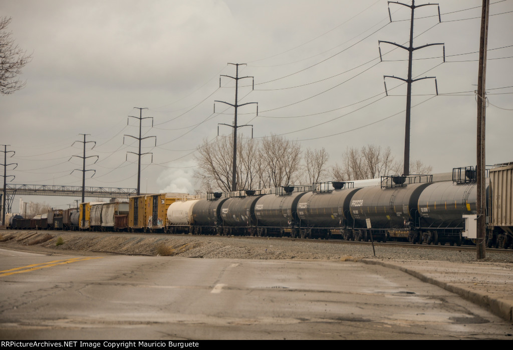 Train at CSX Rougemere Yard